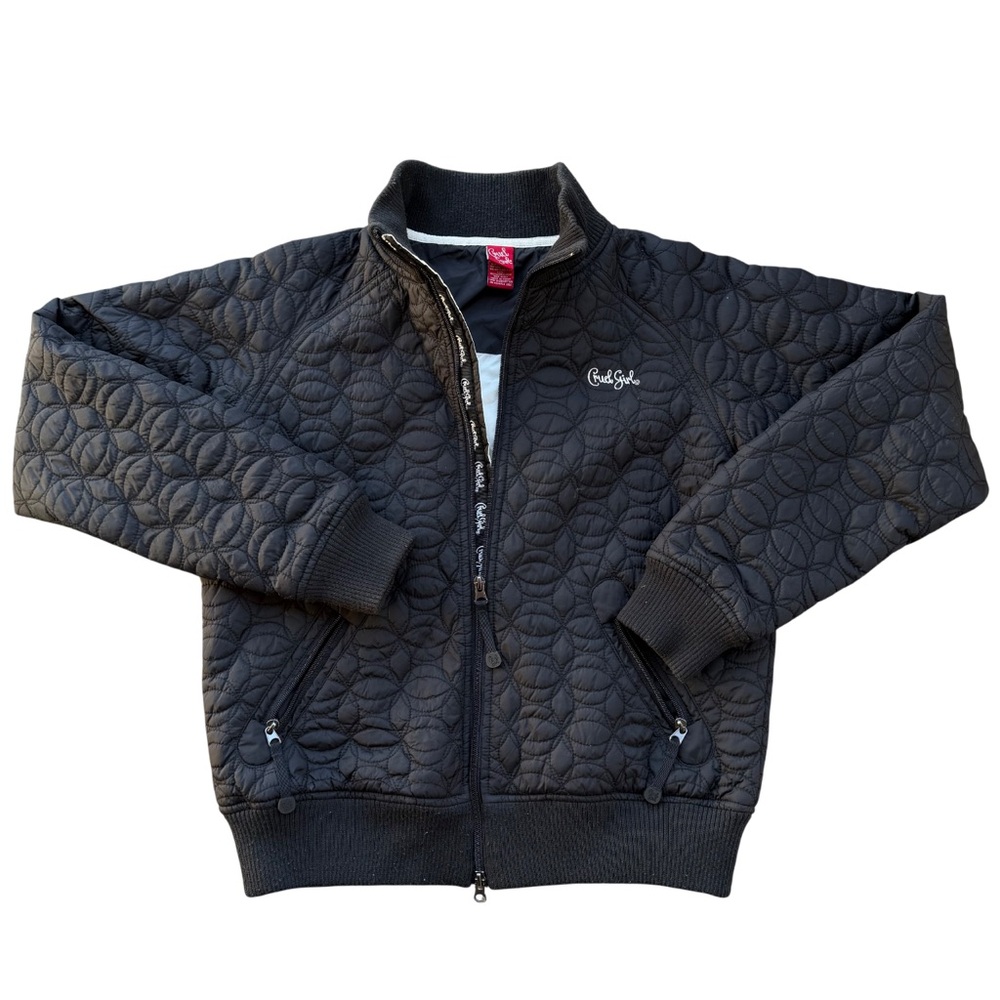 Cruel Girl Black Quilted Jacket